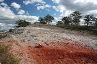 _from the burning underground coal seam 